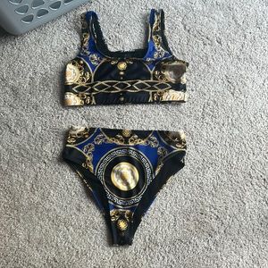 High waisted swimsuit